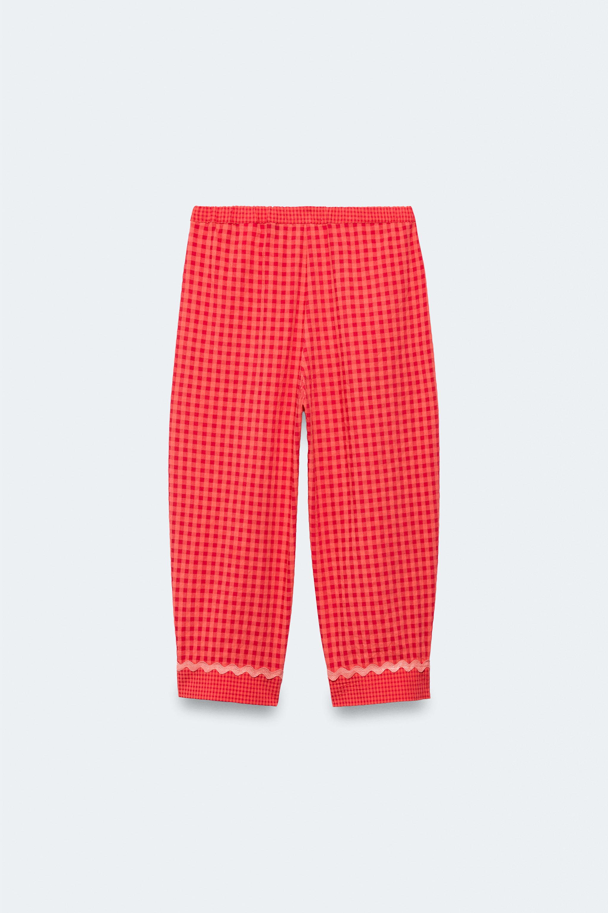 2-14 YEARS/ LIMITED EDITION GINGHAM CHECK PANTS
